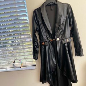 Black trench coat